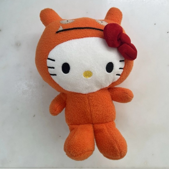 2013 Ugly Doll x Hello Kitty 9” Orange Stuffed Animal, Rare - Picture 1 of 4